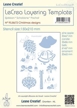Afbeeldingen van Layering template Kerst designs