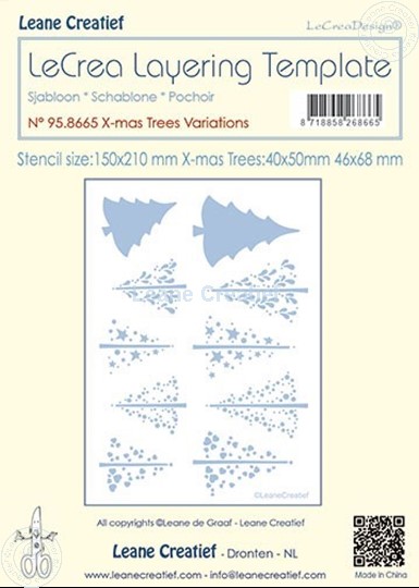 Picture of Layering Template X-mas Trees variations