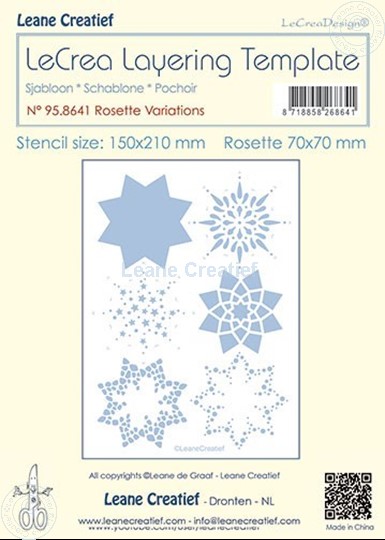 Picture of Layering Template Rosette variations