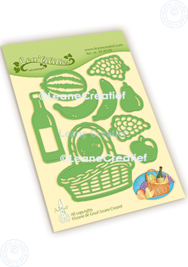 Afbeelding van Lea’bilitie® Fruit en picknick mand snij en embossing mal