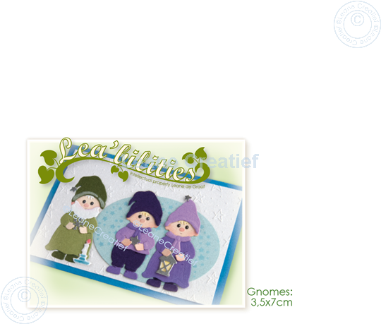 Image sur Lea’bilitie® Petites Gnomes matrice pour découper & gaufrage