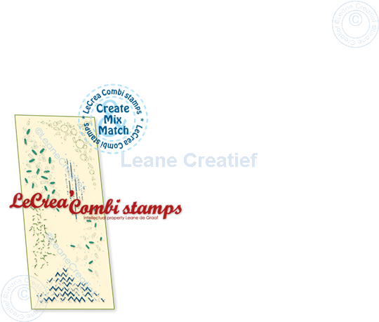 Picture of LeCreaDesign® combi clear stamp Structures 8 background