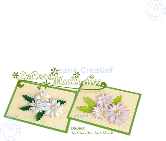 Image sur Lea’bilitie® Marguerites  matrice pour découper & gaufrage                             