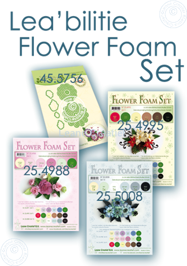 Image sur Flower Foam Lea'bilitie set 25.4988+4995+5008+45.5756