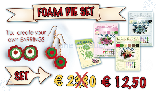Image sur Flower Foam Lea'bilitie set 25.4988+4995+5008+45.5756