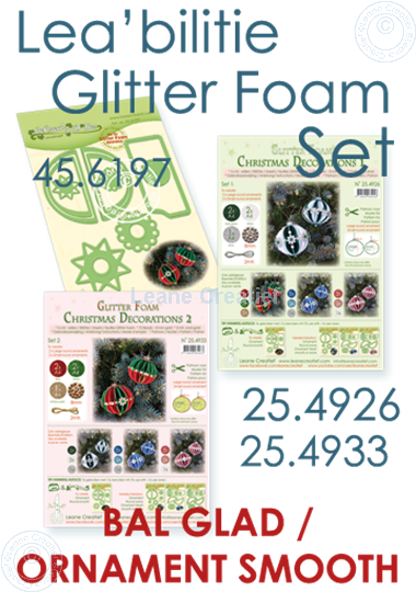 Bild von Set 118 Glitter Ornament smooth