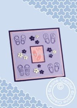 Bild von Baby card baby shoes