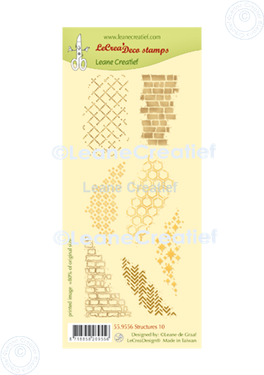 Image sur LeCreaDesign® tampon clair à combiner Structures 10