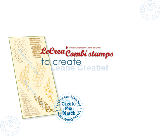 Image sur LeCreaDesign® tampon clair à combiner Structures 10