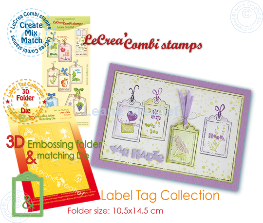 Image sur Offer: 3D Embossingfolder with Die & Combi stamp 35.9570 & 55.9495